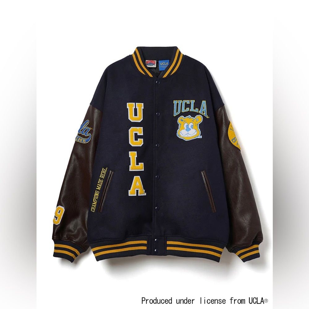 Nutmeg UCLA Padded Stadium Jacket - Picture 2 of 7